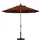 California Umbrella - 9' - Patio Umbrella Umbrella - Aluminum Pole - Brick - Pacifica - GSCUF908010-SA40