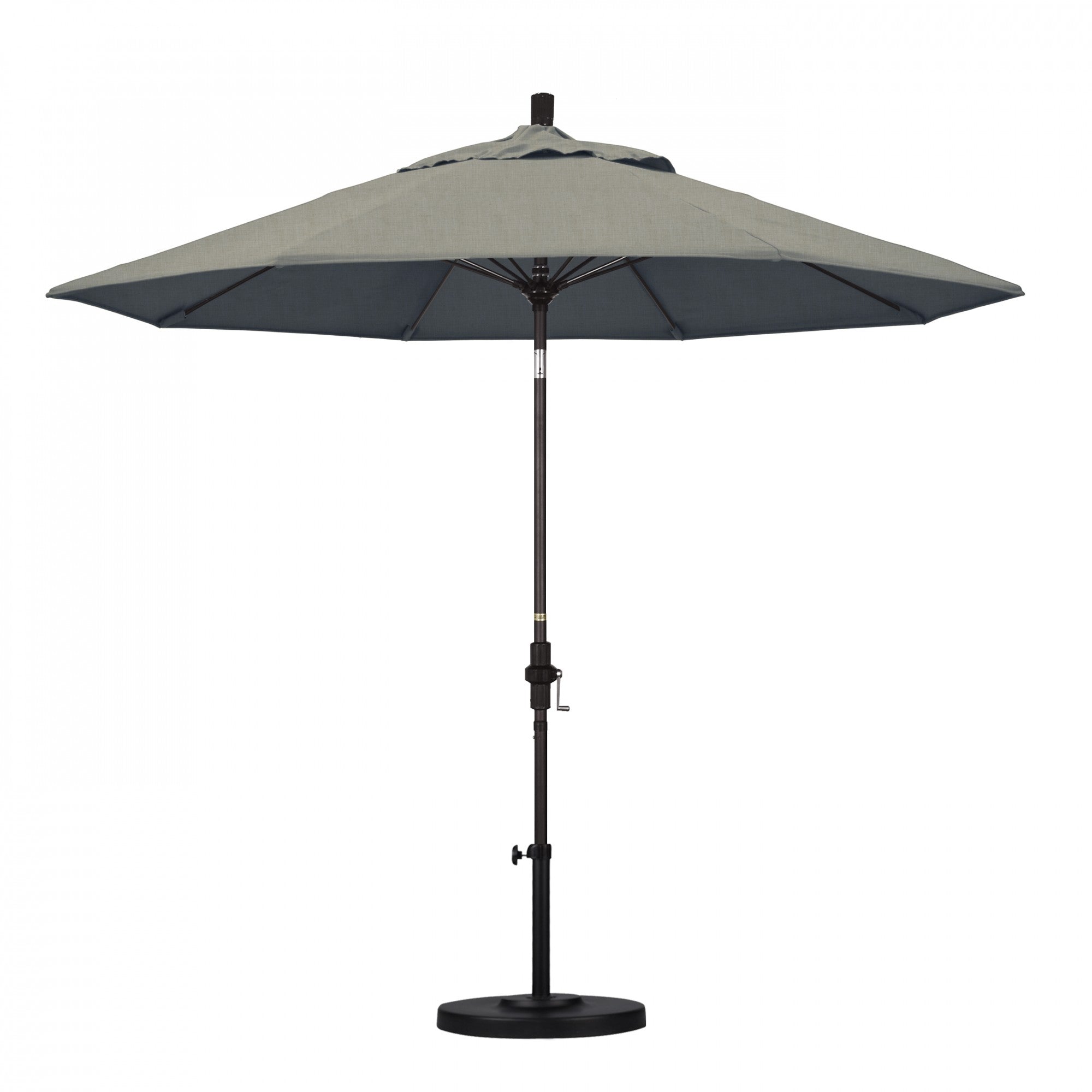 California Umbrella - 9' - Patio Umbrella Umbrella - Aluminum Pole - Spectrum Dove - Sunbrella  - GSCUF908117-48032
