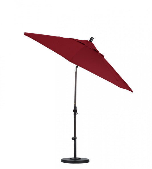 California Umbrella - 9' - Patio Umbrella Umbrella - Aluminum Pole - Spectrum Ruby - Sunbrella  - GSCUF908117-48095