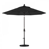 California Umbrella - 9' - Patio Umbrella Umbrella - Aluminum Pole - Black - Sunbrella  - GSCUF908117-5408
