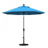 California Umbrella - 9' - Patio Umbrella Umbrella - Aluminum Pole - Canvas Cyan - Sunbrella  - GSCUF908117-56105