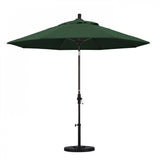California Umbrella - 9' - Patio Umbrella Umbrella - Aluminum Pole - Hunter Green - Olefin - GSCUF908117-F08