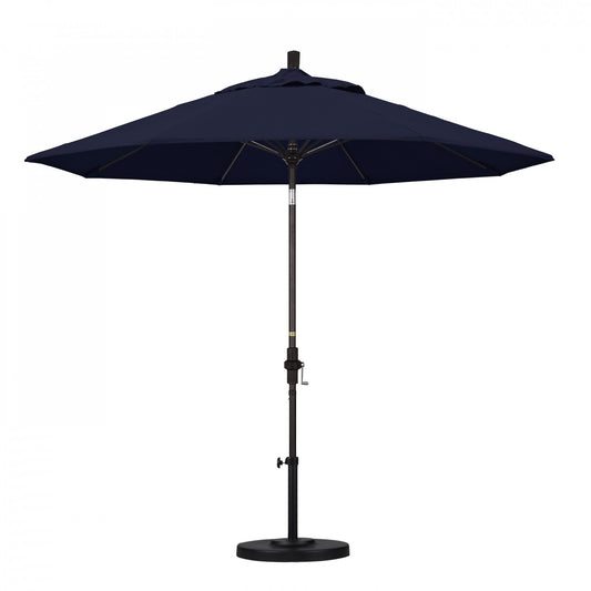 California Umbrella - 9' - Patio Umbrella Umbrella - Aluminum Pole - Navy - Olefin - GSCUF908117-F09