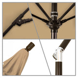 California Umbrella - 9' - Patio Umbrella Umbrella - Aluminum Pole - Champagne - Olefin - GSCUF908117-F67