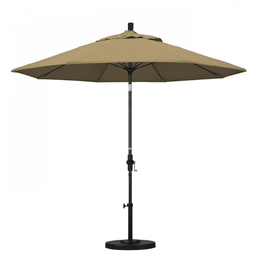 California Umbrella - 9' - Patio Umbrella Umbrella - Aluminum Pole - Straw - Olefin - GSCUF908117-F72