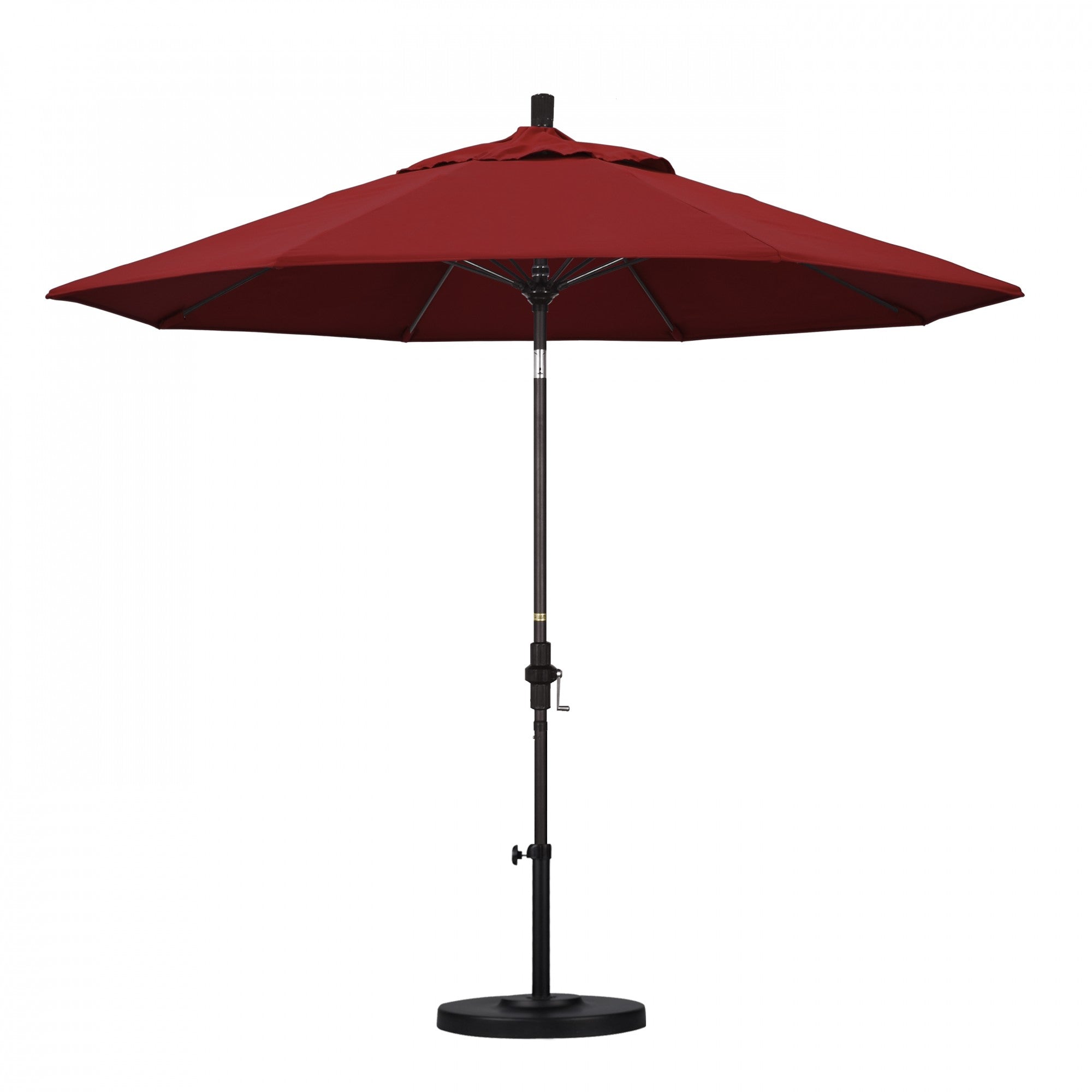 California Umbrella - 9' - Patio Umbrella Umbrella - Aluminum Pole - Red - Pacifica - GSCUF908117-SA03