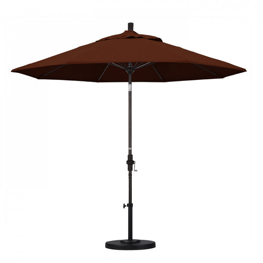 California Umbrella - 9' - Patio Umbrella Umbrella - Aluminum Pole - Brick - Pacifica - GSCUF908117-SA40