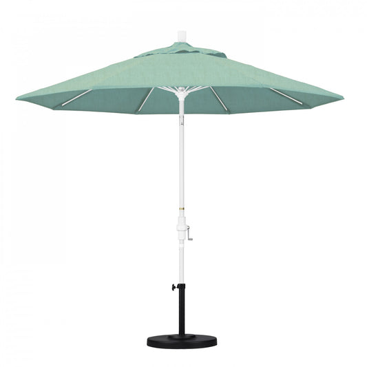 California Umbrella - 9' - Patio Umbrella Umbrella - Aluminum Pole - Spectrum Mist - Sunbrella  - GSCUF908170-48020