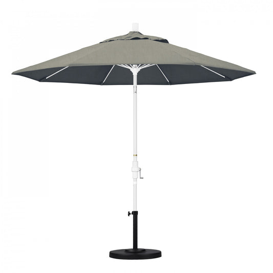 California Umbrella - 9' - Patio Umbrella Umbrella - Aluminum Pole - Spectrum Dove - Sunbrella  - GSCUF908170-48032