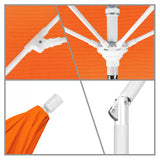 California Umbrella - 9' - Patio Umbrella Umbrella - Aluminum Pole - Tangerine - Sunbrella  - GSCUF908170-5406
