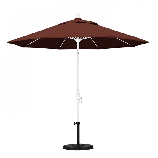 California Umbrella - 9' - Patio Umbrella Umbrella - Aluminum Pole - Henna - Sunbrella  - GSCUF908170-5407