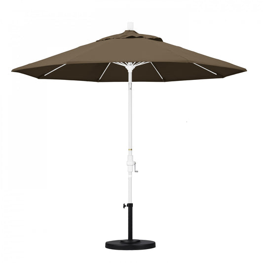 California Umbrella - 9' - Patio Umbrella Umbrella - Aluminum Pole - Cocoa - Sunbrella  - GSCUF908170-5425