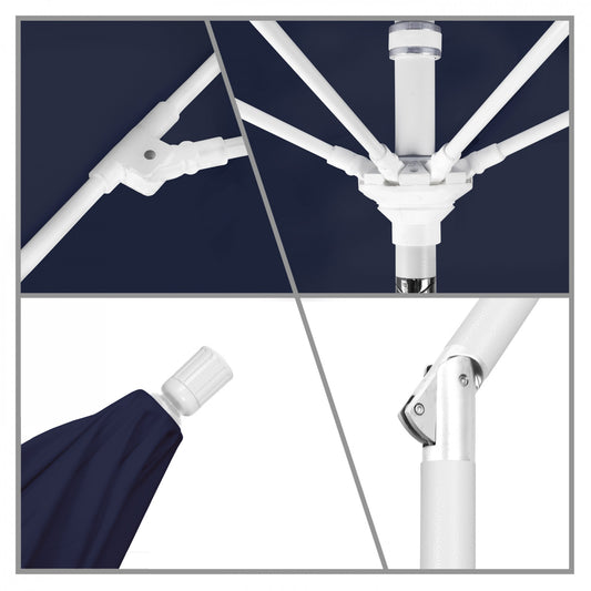 California Umbrella - 9' - Patio Umbrella Umbrella - Aluminum Pole - Navy - Sunbrella  - GSCUF908170-5439
