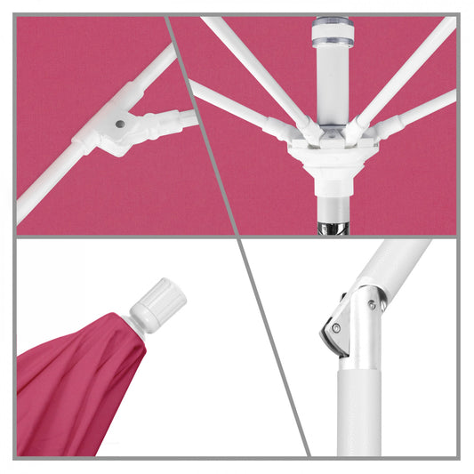 California Umbrella - 9' - Patio Umbrella Umbrella - Aluminum Pole - Hot Pink - Sunbrella  - GSCUF908170-5462