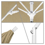 California Umbrella - 9' - Patio Umbrella Umbrella - Aluminum Pole - Heather Beige - Sunbrella  - GSCUF908170-5476