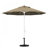 California Umbrella - 9' - Patio Umbrella Umbrella - Aluminum Pole - Heather Beige - Sunbrella  - GSCUF908170-5476