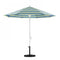 California Umbrella - 9' - Patio Umbrella Umbrella - Aluminum Pole - Seville Seaside - Sunbrella  - GSCUF908170-5608