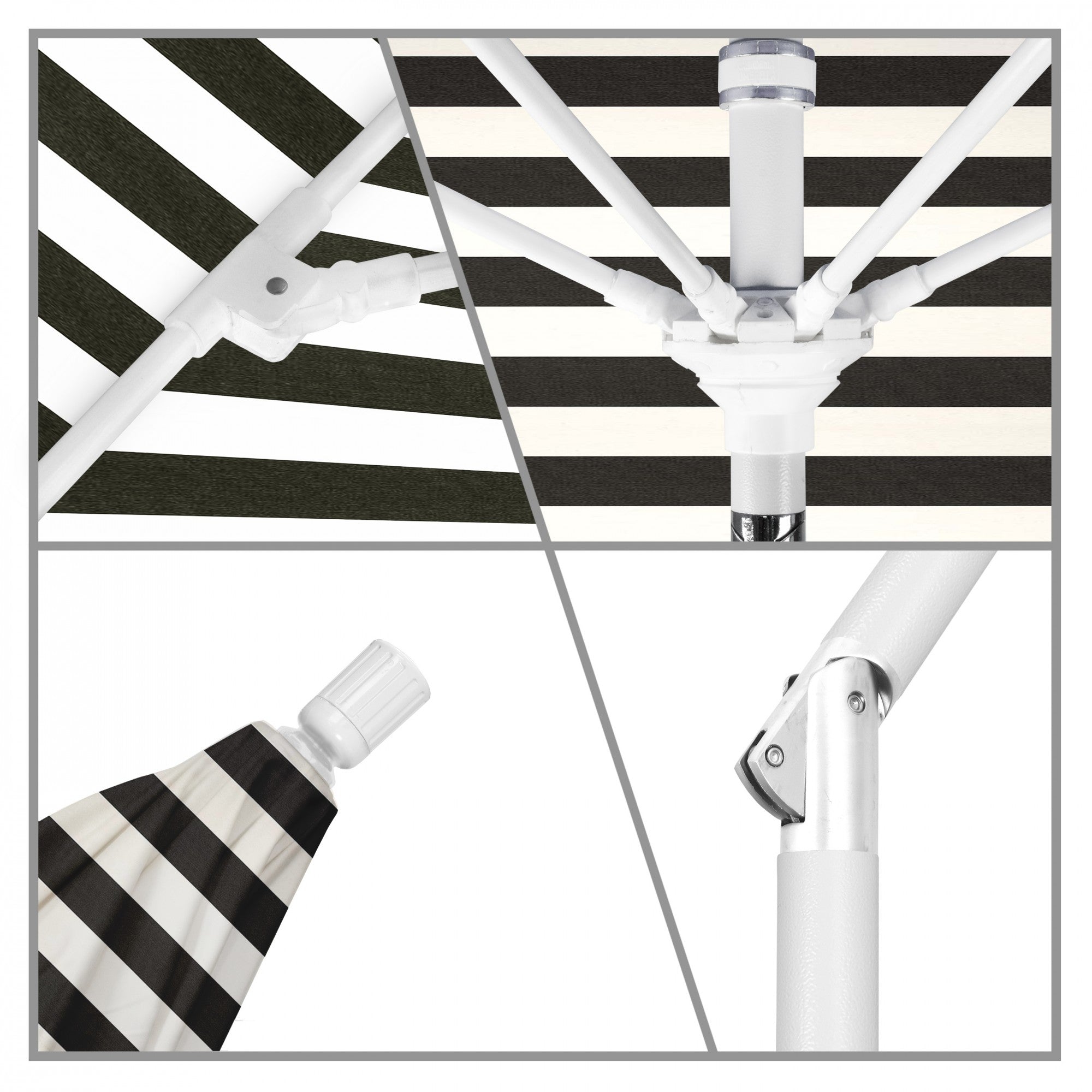 California Umbrella - 9' - Patio Umbrella Umbrella - Aluminum Pole - Cabana Classic - Sunbrella  - GSCUF908170-58030
