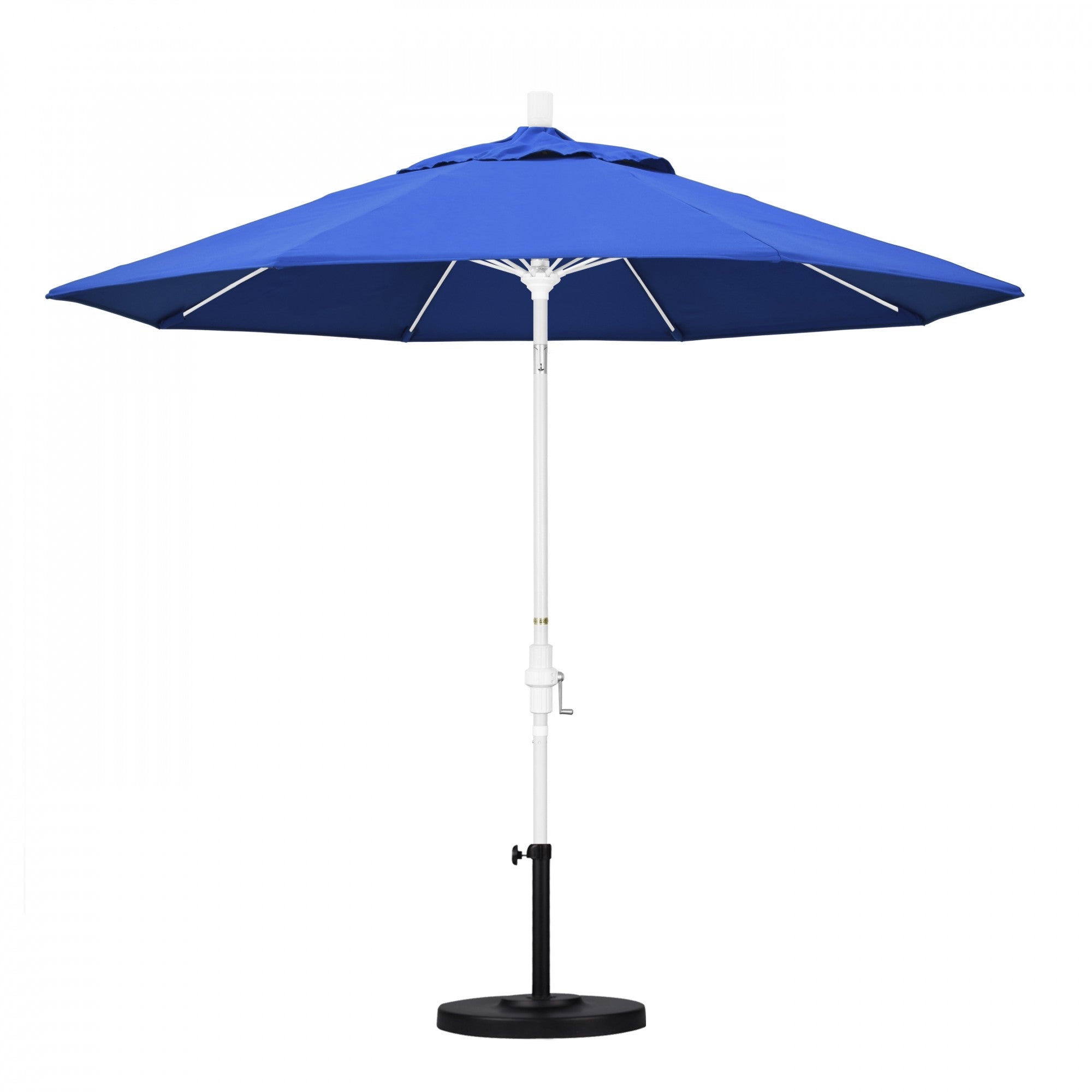 California Umbrella - 9' - Patio Umbrella Umbrella - Aluminum Pole - Royal Blue - Olefin - GSCUF908170-F03