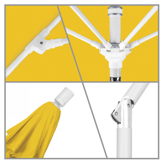 California Umbrella - 9' - Patio Umbrella Umbrella - Aluminum Pole - Lemon - Olefin - GSCUF908170-F25