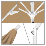 California Umbrella - 9' - Patio Umbrella Umbrella - Aluminum Pole - Champagne - Olefin - GSCUF908170-F67