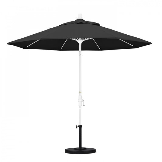 California Umbrella - 9' - Patio Umbrella Umbrella - Aluminum Pole - Black - Pacifica - GSCUF908170-SA08