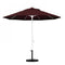 California Umbrella - 9' - Patio Umbrella Umbrella - Aluminum Pole - Burgundy - Pacifica - GSCUF908170-SA36