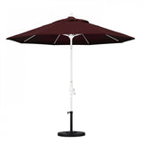 California Umbrella - 9' - Patio Umbrella Umbrella - Aluminum Pole - Burgundy - Pacifica - GSCUF908170-SA36