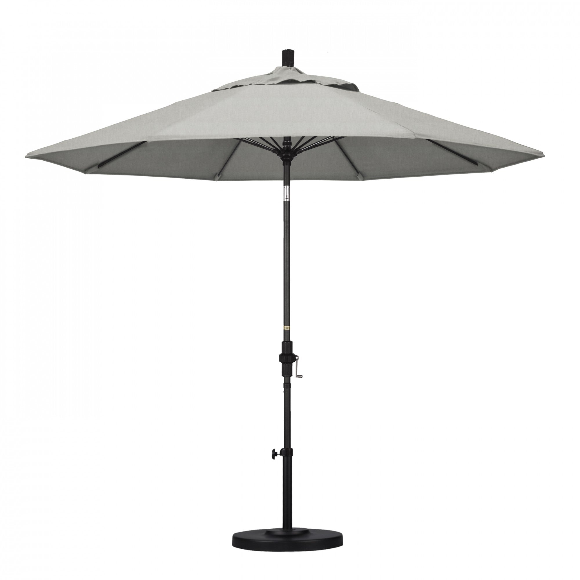 California Umbrella - 9' - Patio Umbrella Umbrella - Aluminum Pole - Granite - Sunbrella  - GSCUF908705-5402
