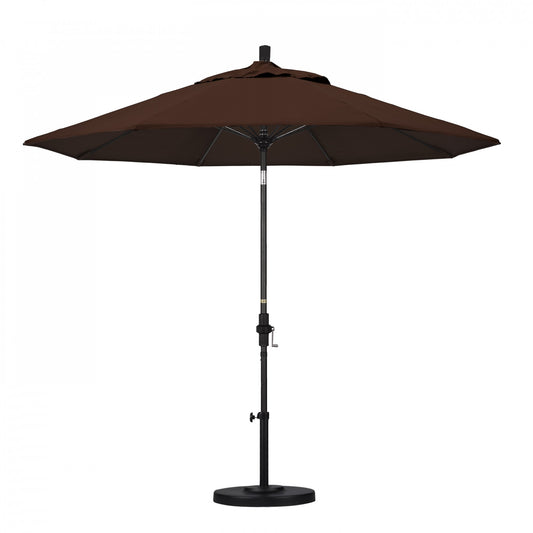 California Umbrella - 9' - Patio Umbrella Umbrella - Aluminum Pole - Bay Brown - Sunbrella  - GSCUF908705-5432