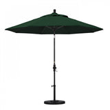 California Umbrella - 9' - Patio Umbrella Umbrella - Aluminum Pole - Forest Green - Sunbrella  - GSCUF908705-5446