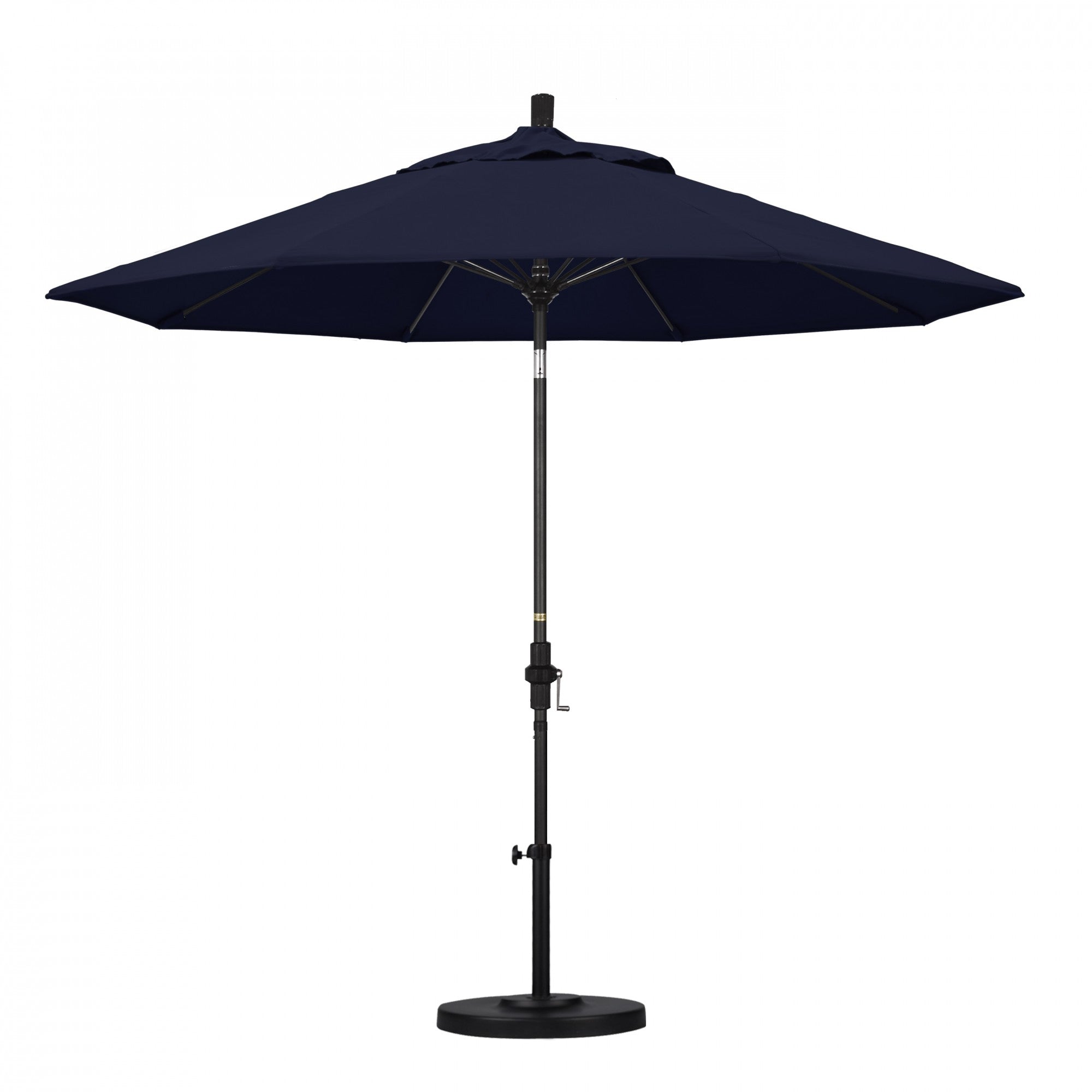 California Umbrella - 9' - Patio Umbrella Umbrella - Aluminum Pole - Navy - Olefin - GSCUF908705-F09