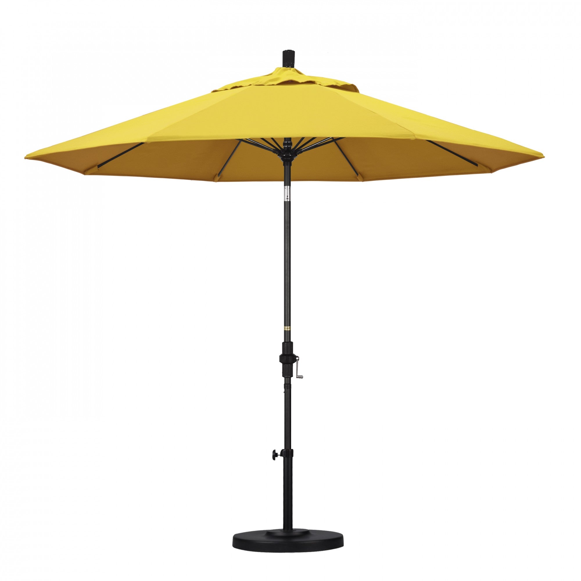 California Umbrella - 9' - Patio Umbrella Umbrella - Aluminum Pole - Lemon - Olefin - GSCUF908705-F25