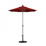 California Umbrella - 6' - Patio Umbrella Umbrella - Aluminum Pole - Jockey Red - Sunbrella  - GSPT608010-5403
