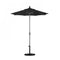 California Umbrella - 6' - Patio Umbrella Umbrella - Aluminum Pole - Black - Sunbrella  - GSPT608010-5408