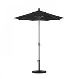 California Umbrella - 6' - Patio Umbrella Umbrella - Aluminum Pole - Black - Sunbrella  - GSPT608010-5408