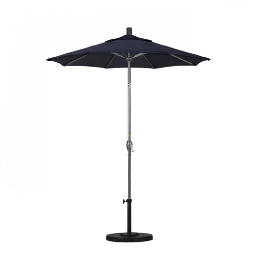 California Umbrella - 6' - Patio Umbrella Umbrella - Aluminum Pole - Navy - Sunbrella  - GSPT608010-5439