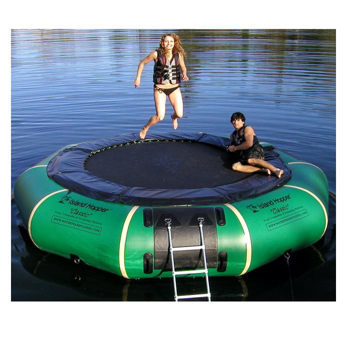 Island Hopper Water Trampolines - 15'  Island Hopper "Classic"  water trampoline - 15'PVCTUBE