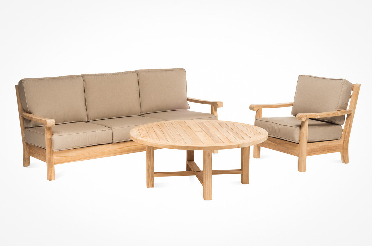 CO9 Design - Jackson Sofa in Natural Teak - Frame Only | [JK80N]