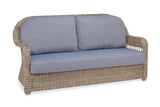 CO9 Design - Julia Vinyl Wicker Sofa with Sky or Dune Cushions