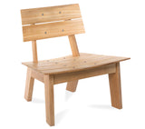 CO9 Design - Luna Adirondack Chair in Natural Teak Finish | [LN25N]