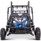 MotoTec Mud Monster XL 60v 2000w Electric Go Kart Full Suspension Blue