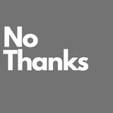 No Thanks - Option - John Deere Snow