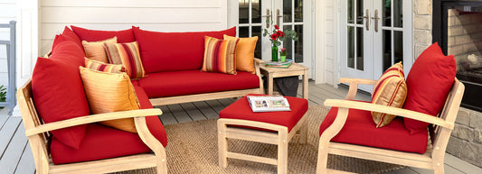 Kooper™ 9 Piece Seating Set - Sunset Red