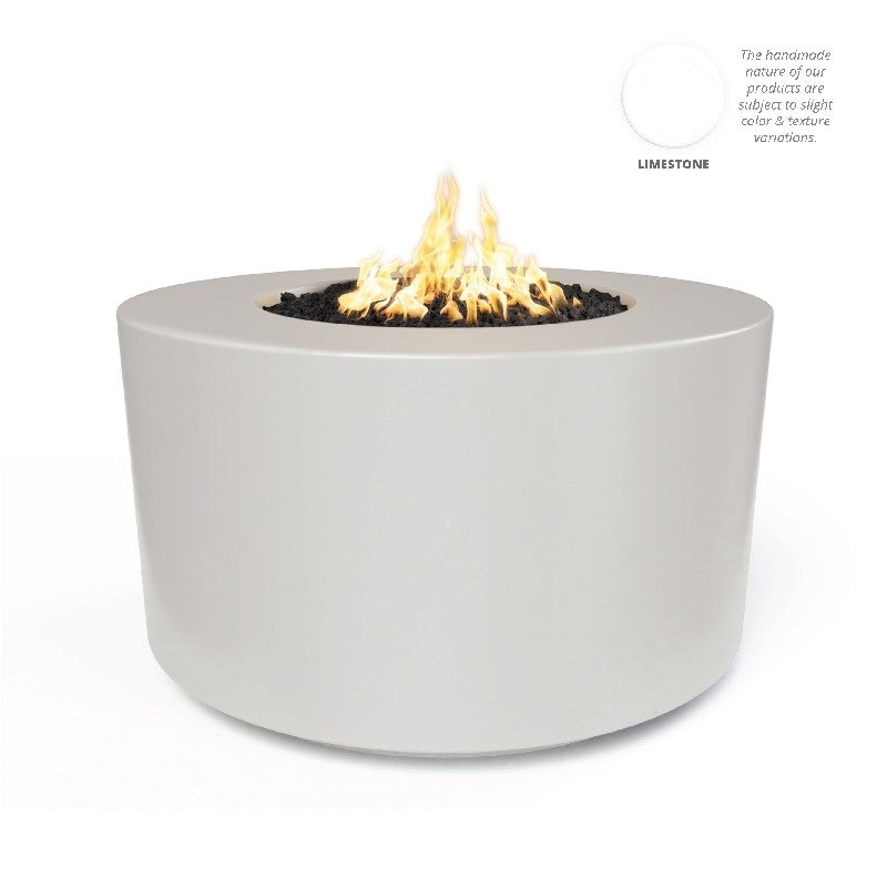 The Outdoor Plus - Florence 42 Inch Concrete Match Lit Fire Pit - OPT-FL4224