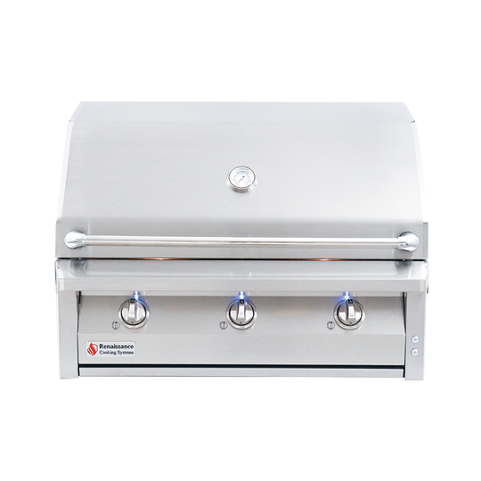 American Renaissance Grill by RCS 36-Inch 3-Burner Freestanding Propane or Natural Gas Grill - ARG36