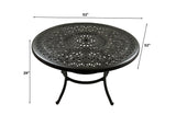 Lawton Casual Comfort - 52" Round Dining Table Signature (Ice Bucket Optional)