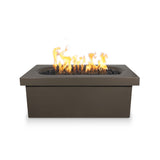 The Outdoor Plus - Ramona 60 Inch Concrete Match Lit Fire Table - OPT-RMNRT60