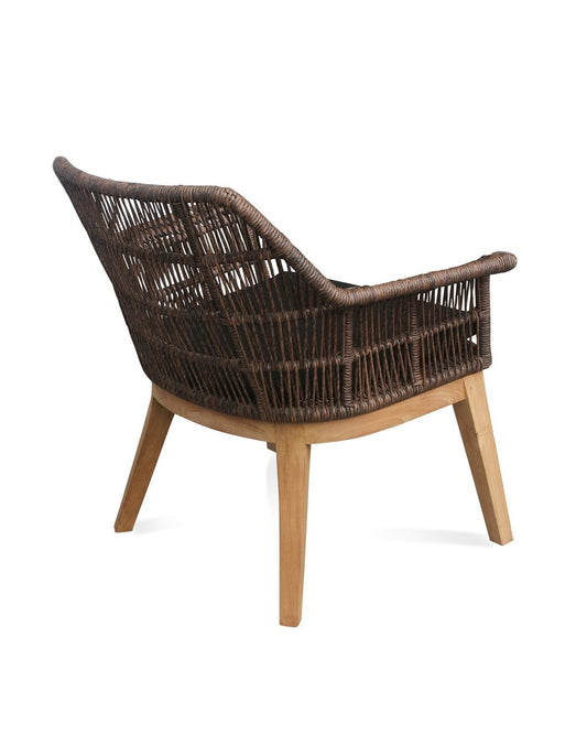 CO9 Design - Sierra Wicker Club Chair with teak Legs | [SE30CUSSE30]