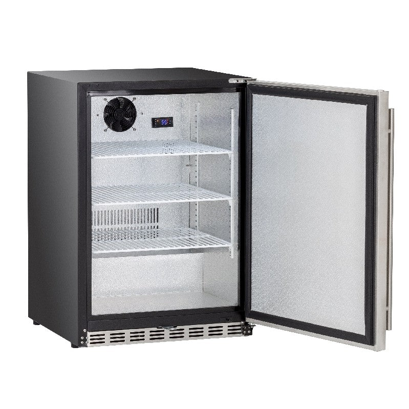 Summerset SSRFR-24S-R 23 5/8 Inch 5.3C Outdoor Rated Refrigerator, Left